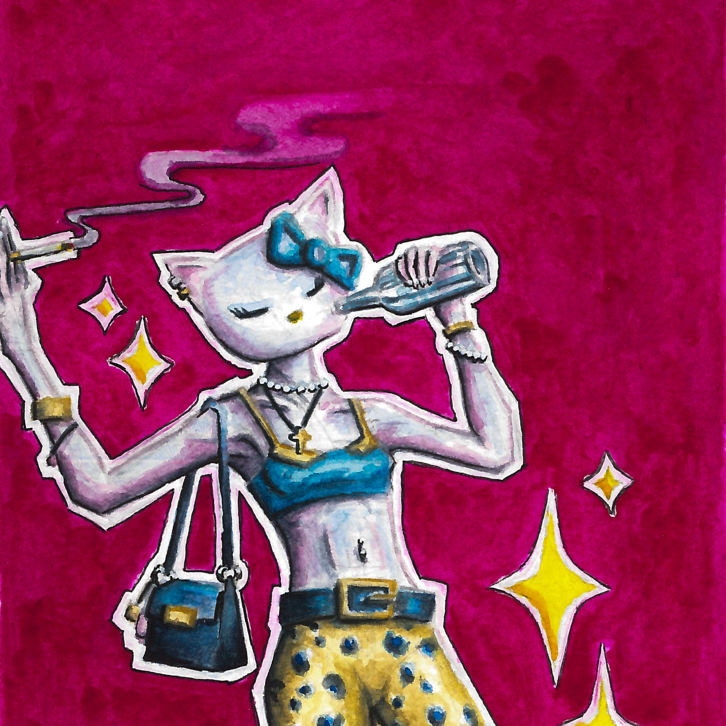 DRUNK KITTY